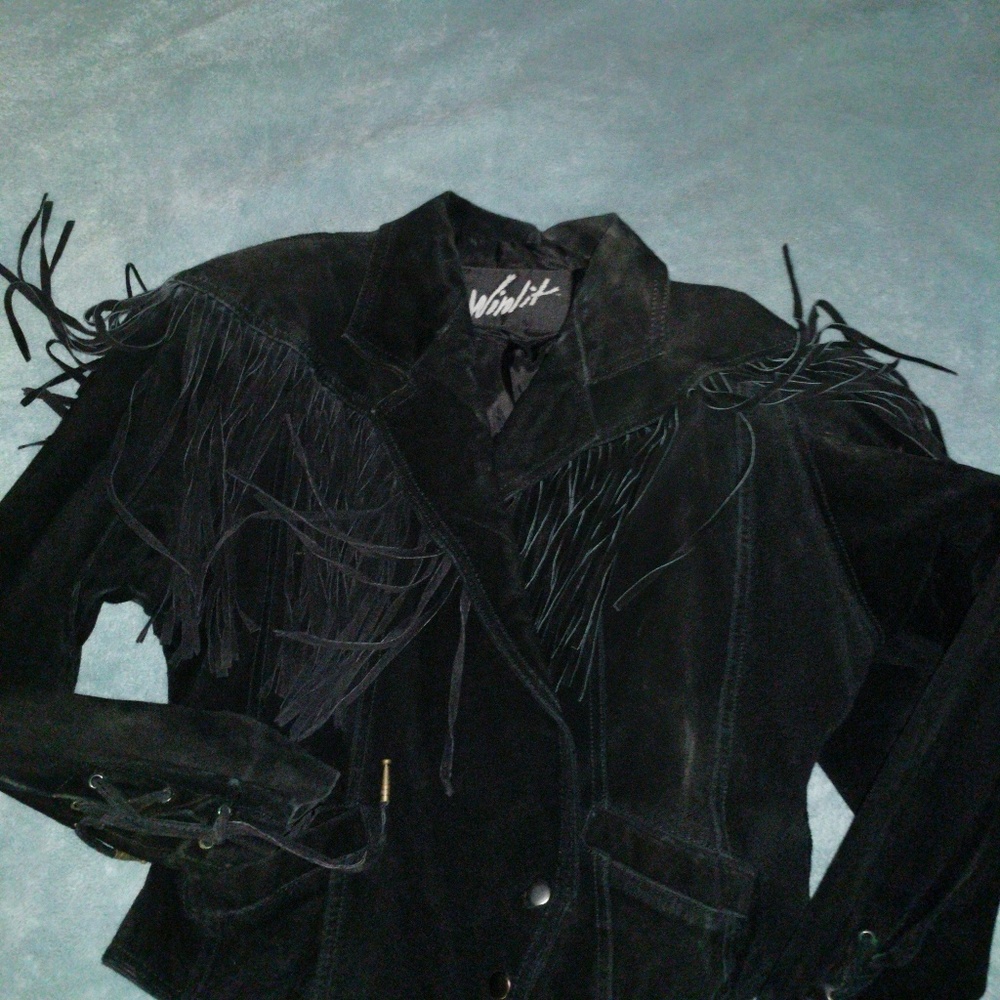 Vintage Winlit jacket with fringe